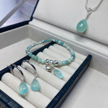 Load image into Gallery viewer, Aqua blue chalcedony set
