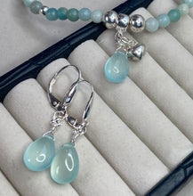 Load image into Gallery viewer, Aqua blue chalcedony set
